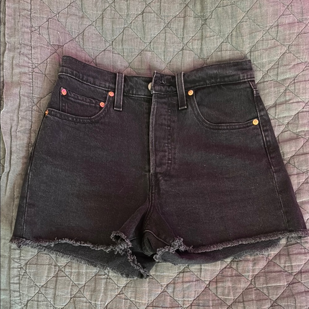 Levi’s Black Denim Shorts